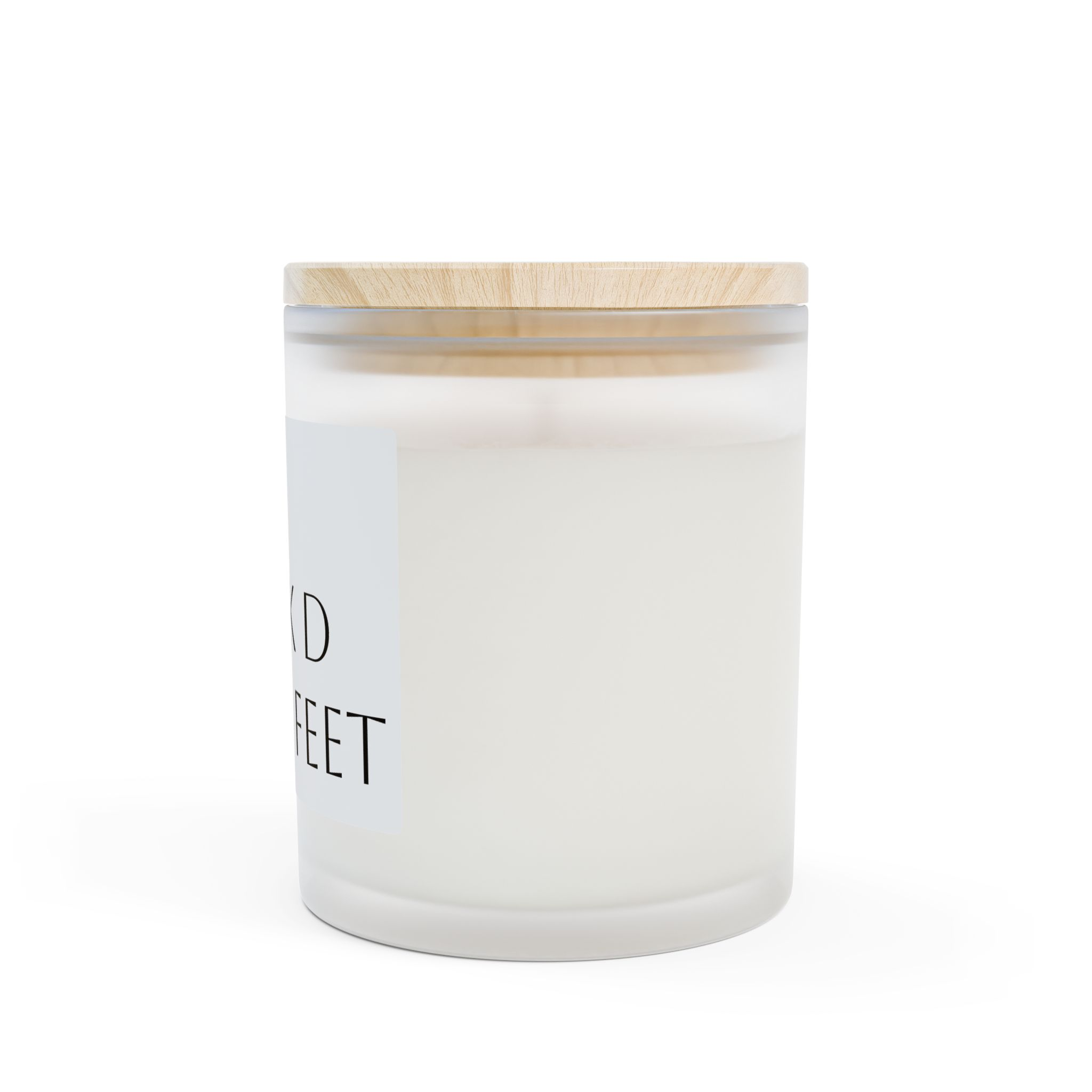 Frosted Glass Candle, 11oz - Image 3