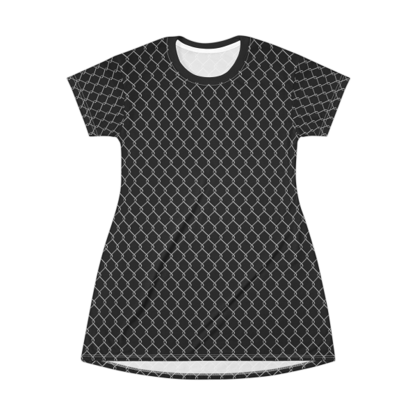 Chic Patterned T-Shirt Dress - Casual Wear, Everyday Dresses, Summer Style, Fashion, Unique Gift Ideas
