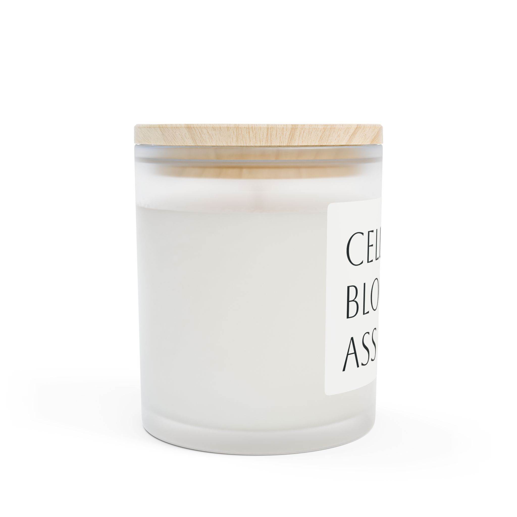 Frosted Glass Candle, 11oz - Image 2