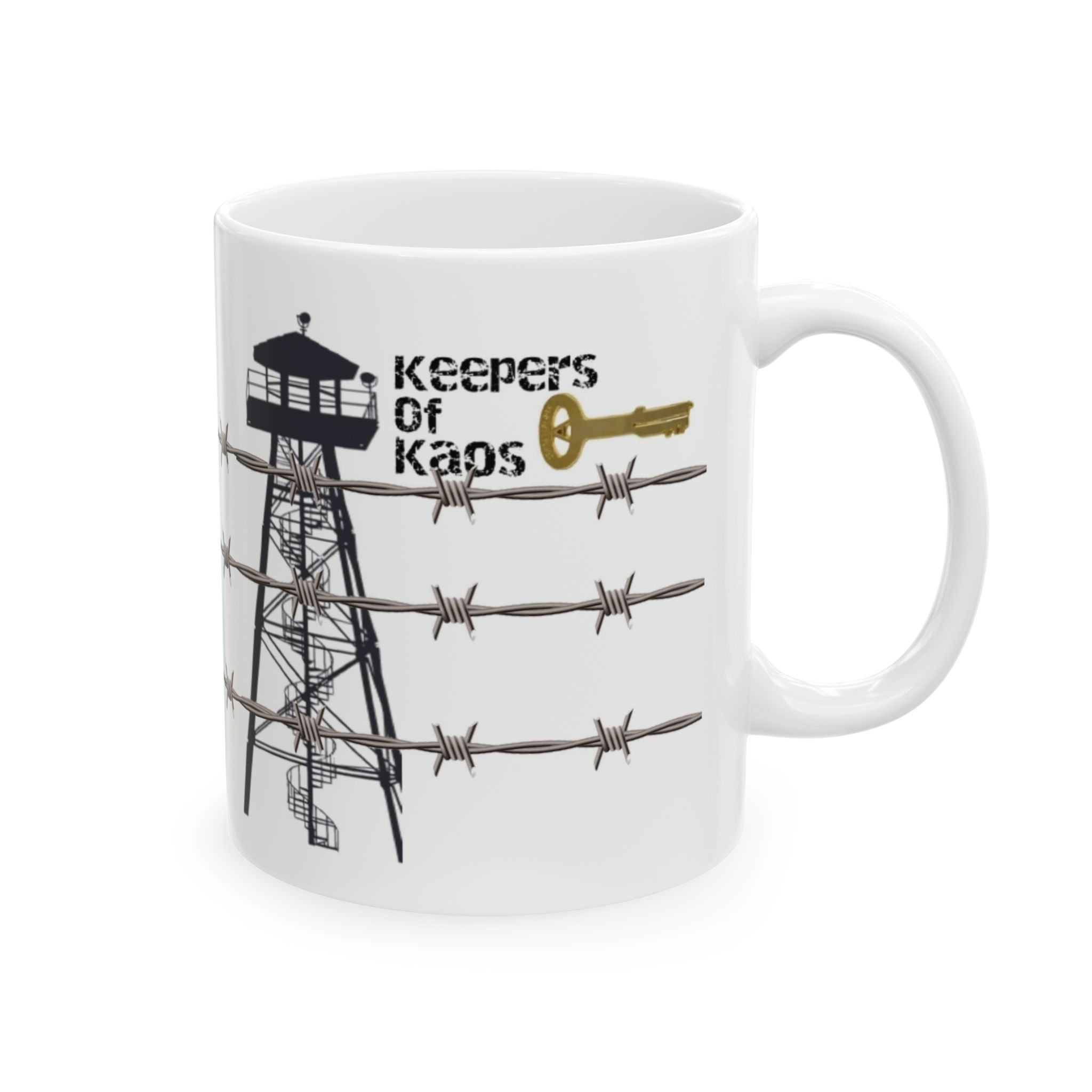Keepers of Kaos Tower Ceramic Mug 11oz - Image 4