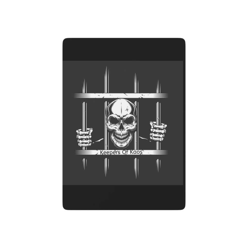 Skull Jail Poker Playing Cards — Gothic Ace Spade Deck for Gamers & Collectors